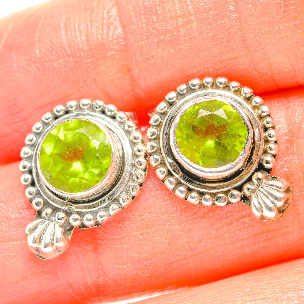 Peridot Earrings handcrafted by Ana Silver Co - EARR429245