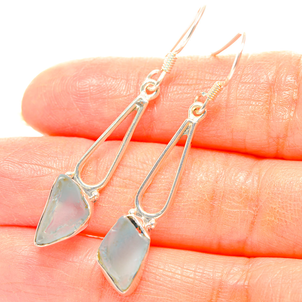 Aquamarine Earrings handcrafted by Ana Silver Co - EARR429246