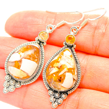 Brecciated Mookaite Earrings handcrafted by Ana Silver Co - EARR429249