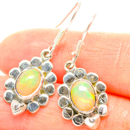 Ethiopian Opal Earrings handcrafted by Ana Silver Co - EARR429250