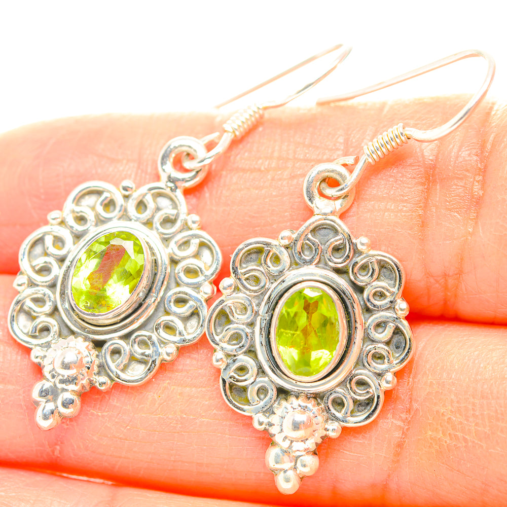Peridot Earrings handcrafted by Ana Silver Co - EARR429261