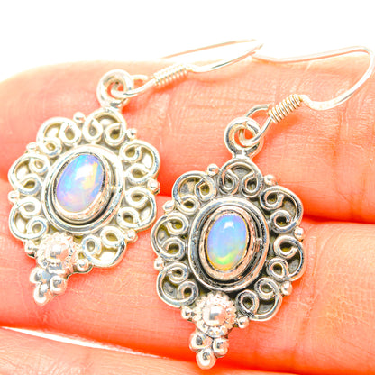 Ethiopian Opal Earrings handcrafted by Ana Silver Co - EARR429263