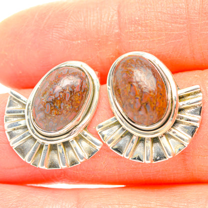 Dinosaur Bone Earrings handcrafted by Ana Silver Co - EARR429267