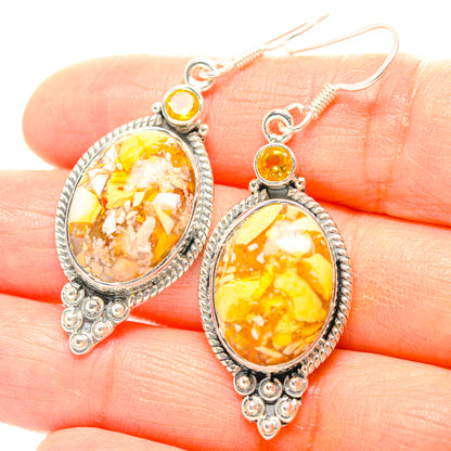 Brecciated Mookaite Earrings handcrafted by Ana Silver Co - EARR429272