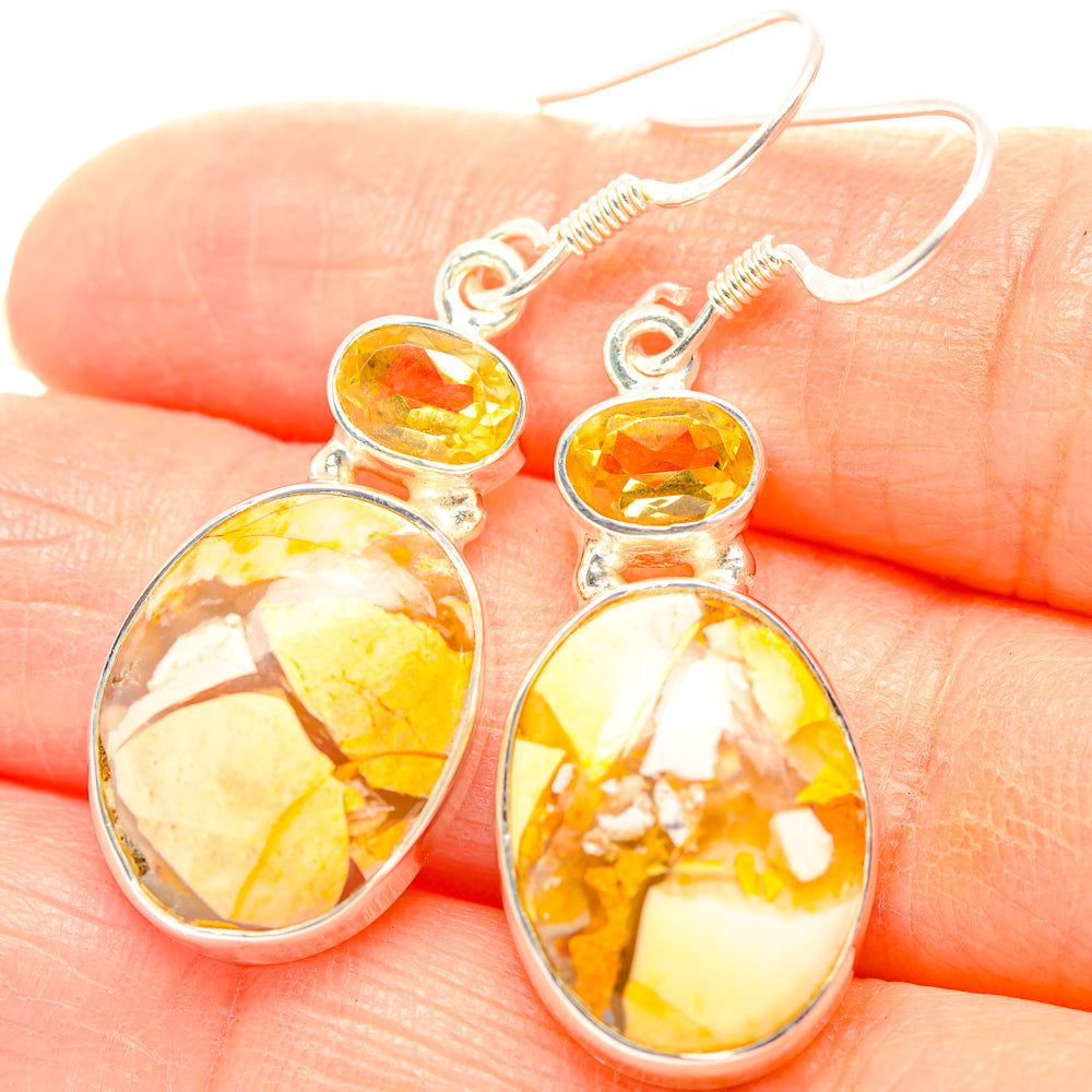 Brecciated Mookaite Earrings handcrafted by Ana Silver Co - EARR429279