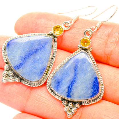 Sodalite Earrings handcrafted by Ana Silver Co - EARR429283
