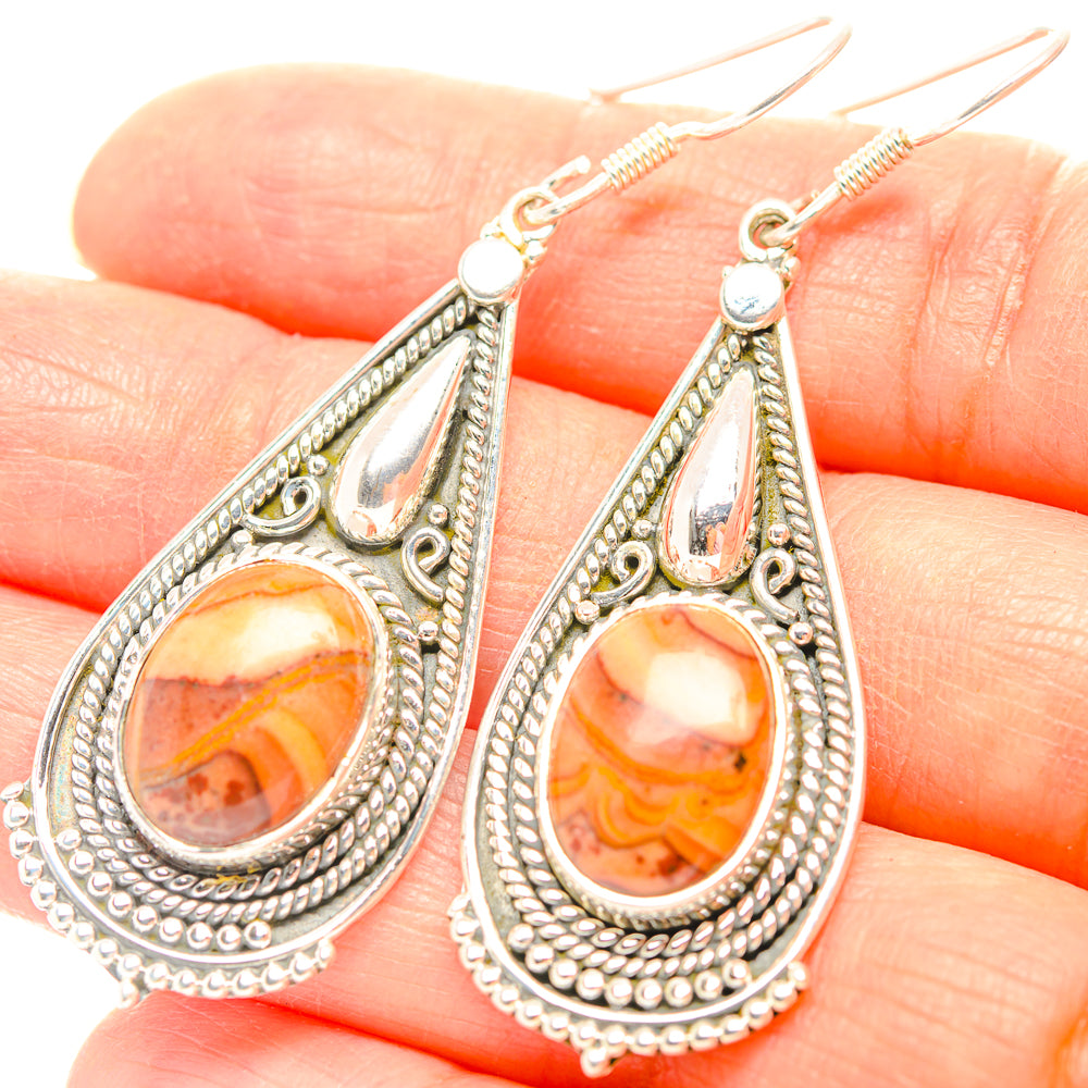 Mookaite Earrings handcrafted by Ana Silver Co - EARR429288
