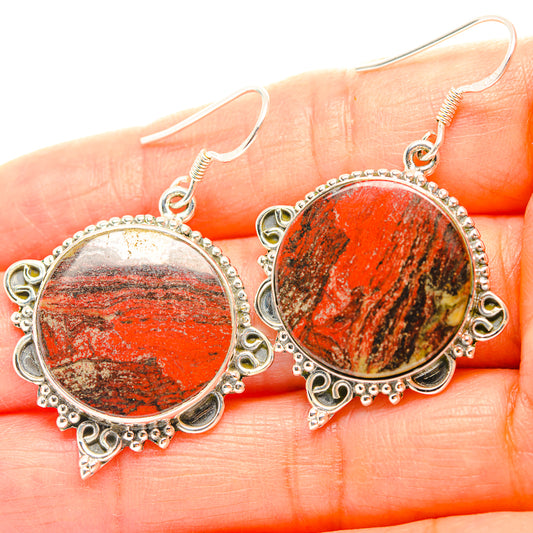Moroccan Agate Earrings handcrafted by Ana Silver Co - EARR429290