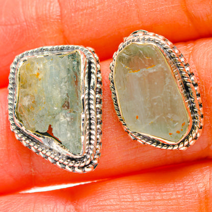 Aquamarine Earrings handcrafted by Ana Silver Co - EARR429302