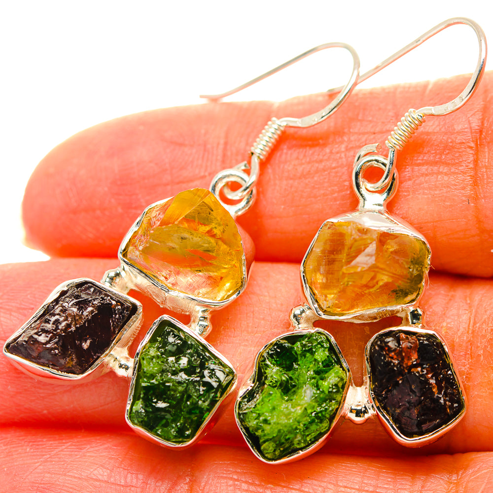 Citrine Earrings handcrafted by Ana Silver Co - EARR429318