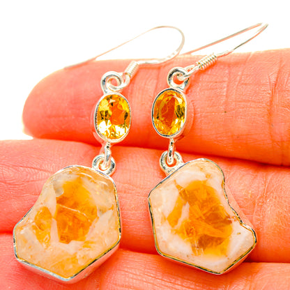 Citrine Earrings handcrafted by Ana Silver Co - EARR429319
