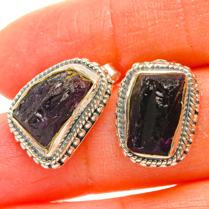 Amethyst Earrings handcrafted by Ana Silver Co - EARR429325