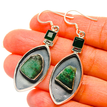 Chrysoprase Earrings handcrafted by Ana Silver Co - EARR429329