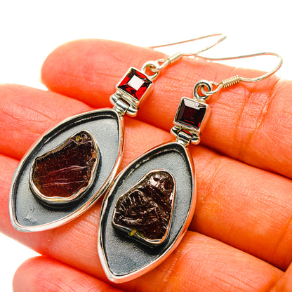Garnet Earrings handcrafted by Ana Silver Co - EARR429330