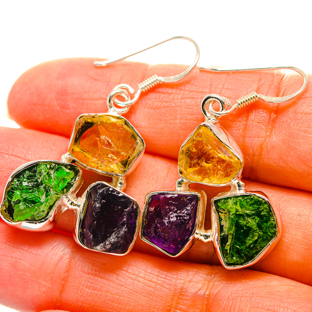 Citrine Earrings handcrafted by Ana Silver Co - EARR429337