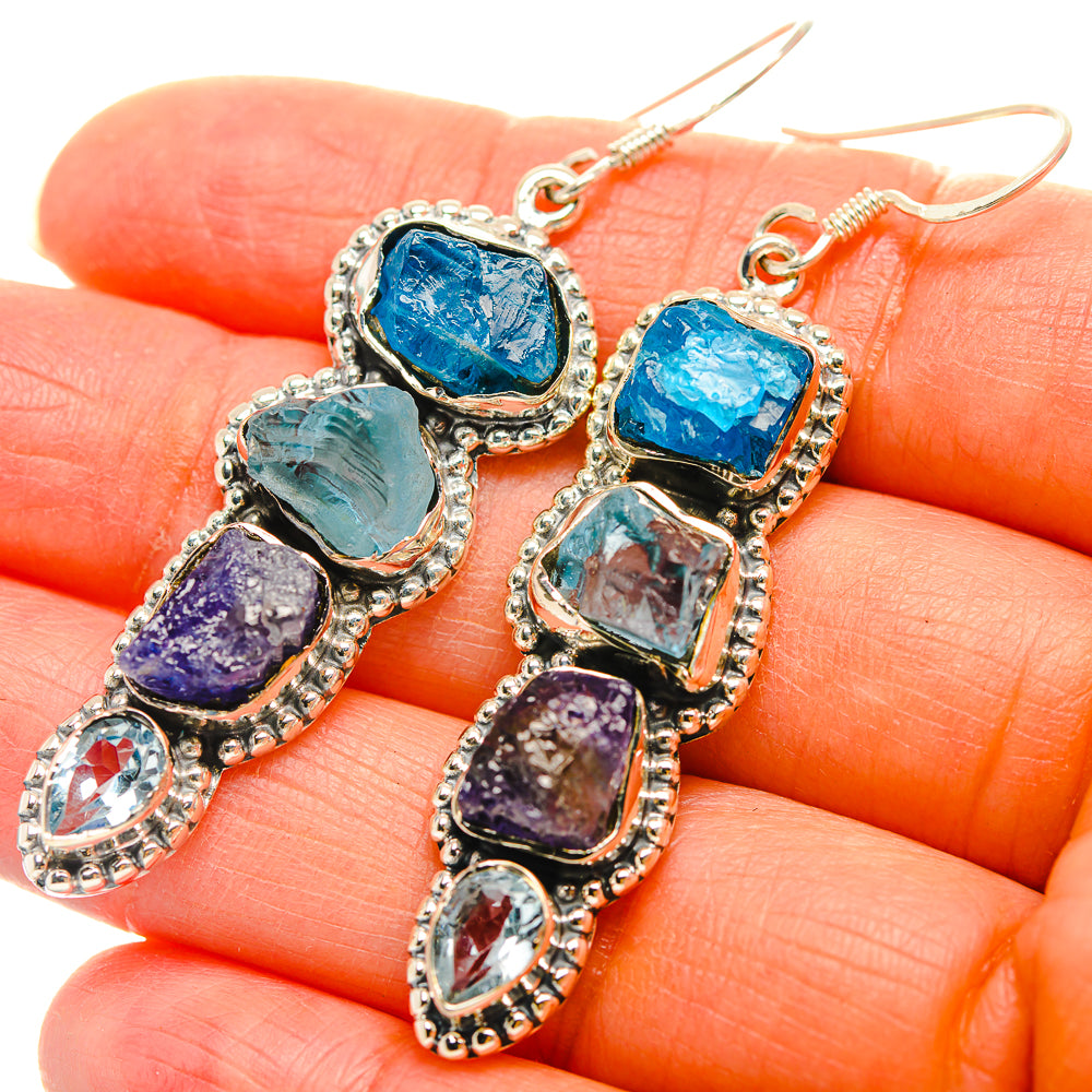 Apatite Earrings handcrafted by Ana Silver Co - EARR429338
