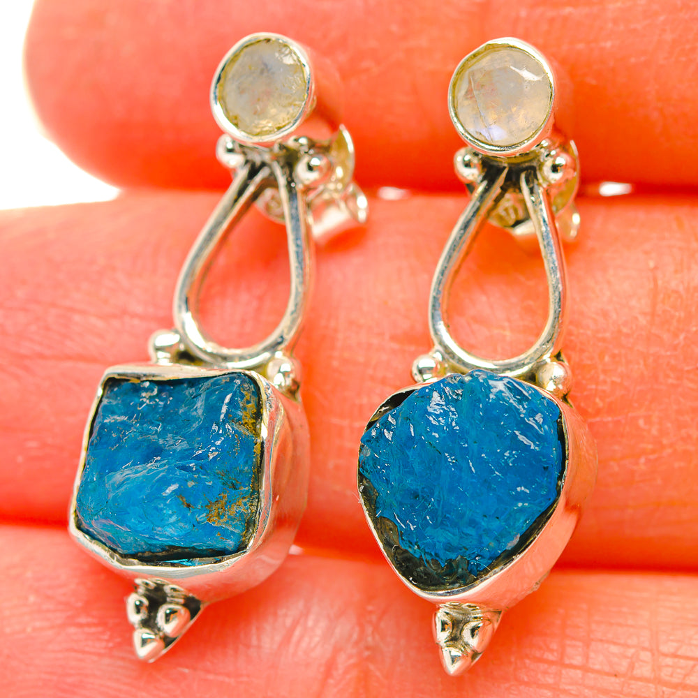 Apatite Earrings handcrafted by Ana Silver Co - EARR429343
