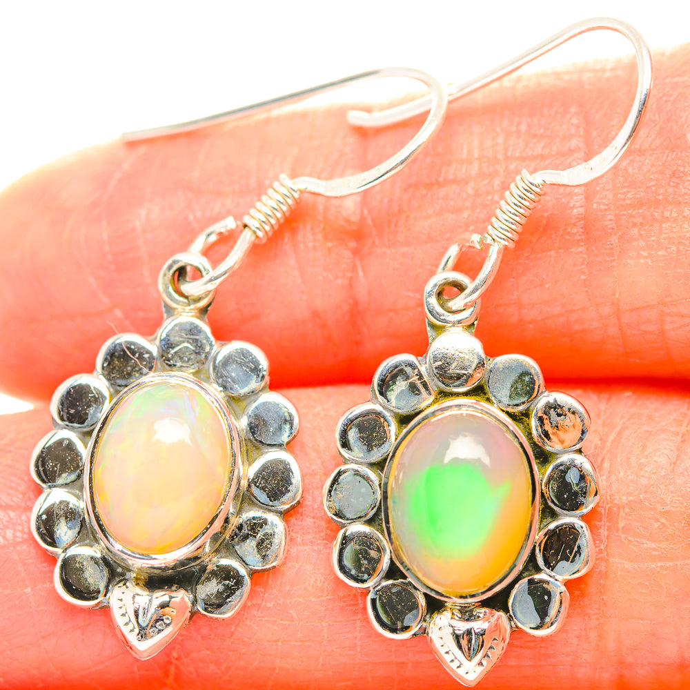 Ethiopian Opal Earrings handcrafted by Ana Silver Co - EARR429344