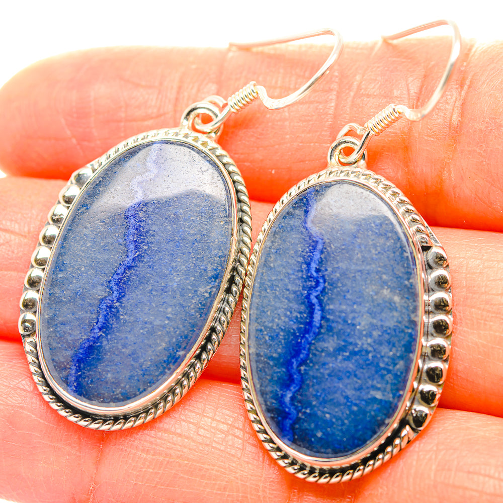 Sodalite Earrings handcrafted by Ana Silver Co - EARR429358