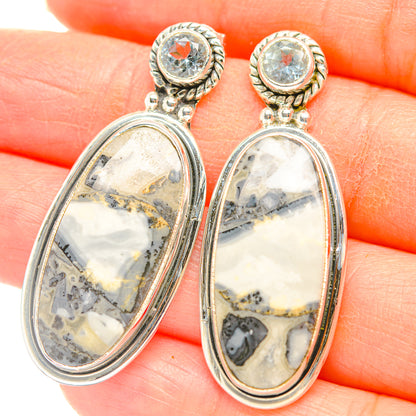 Ocean Jasper Earrings handcrafted by Ana Silver Co - EARR429363