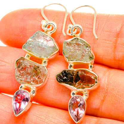 Aquamarine Earrings handcrafted by Ana Silver Co - EARR429386