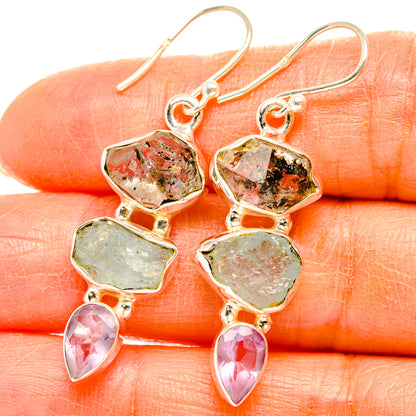 Aquamarine Earrings handcrafted by Ana Silver Co - EARR429425