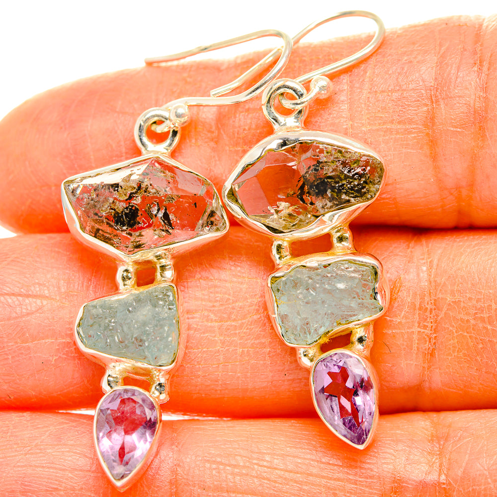 Aquamarine Earrings handcrafted by Ana Silver Co - EARR429433