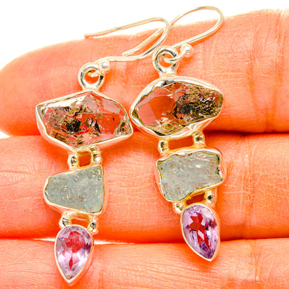 Aquamarine Earrings handcrafted by Ana Silver Co - EARR429433