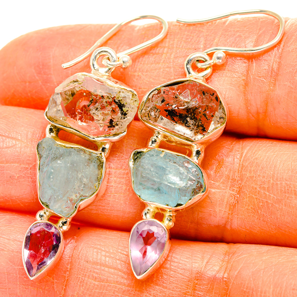 Aquamarine Earrings handcrafted by Ana Silver Co - EARR429435