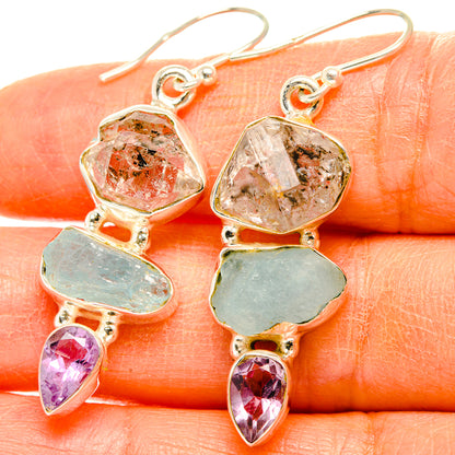 Aquamarine Earrings handcrafted by Ana Silver Co - EARR429439