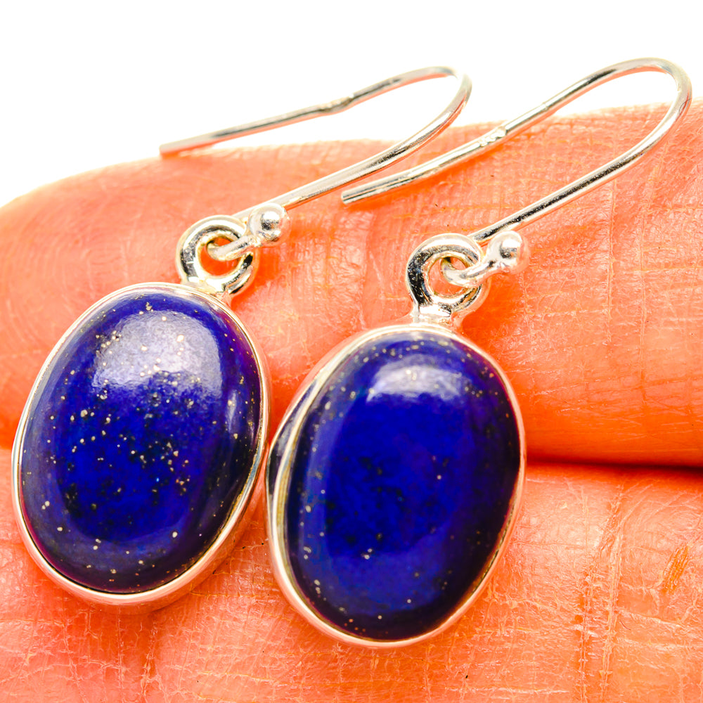 Lapis Lazuli Earrings handcrafted by Ana Silver Co - EARR429446
