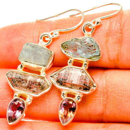 Aquamarine Earrings handcrafted by Ana Silver Co - EARR429460