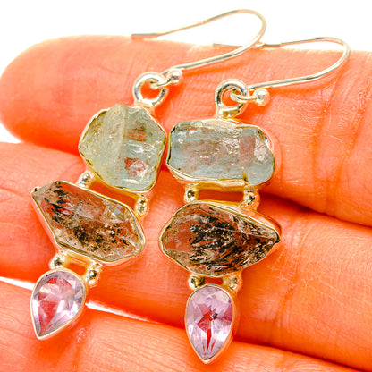 Herkimer Diamond Earrings handcrafted by Ana Silver Co - EARR429521