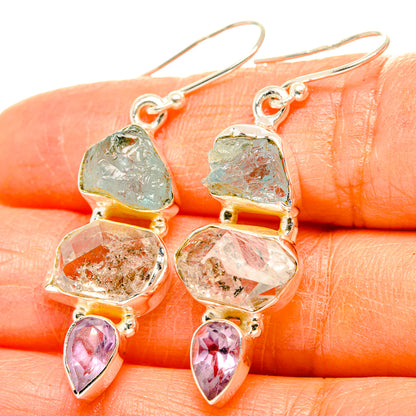 Herkimer Diamond Earrings handcrafted by Ana Silver Co - EARR429547