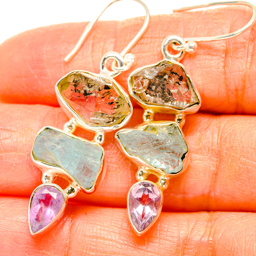 Herkimer Diamond Earrings handcrafted by Ana Silver Co - EARR429590