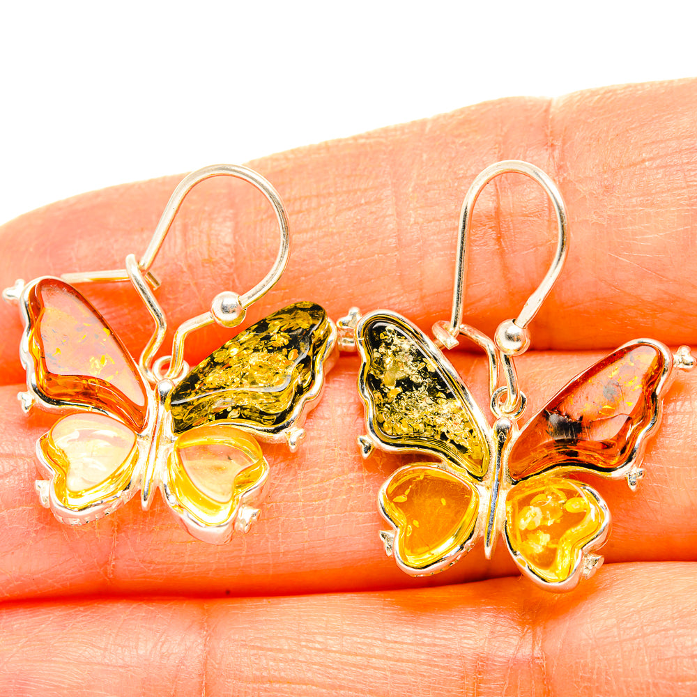 Baltic Amber Earrings handcrafted by Ana Silver Co - EARR429602