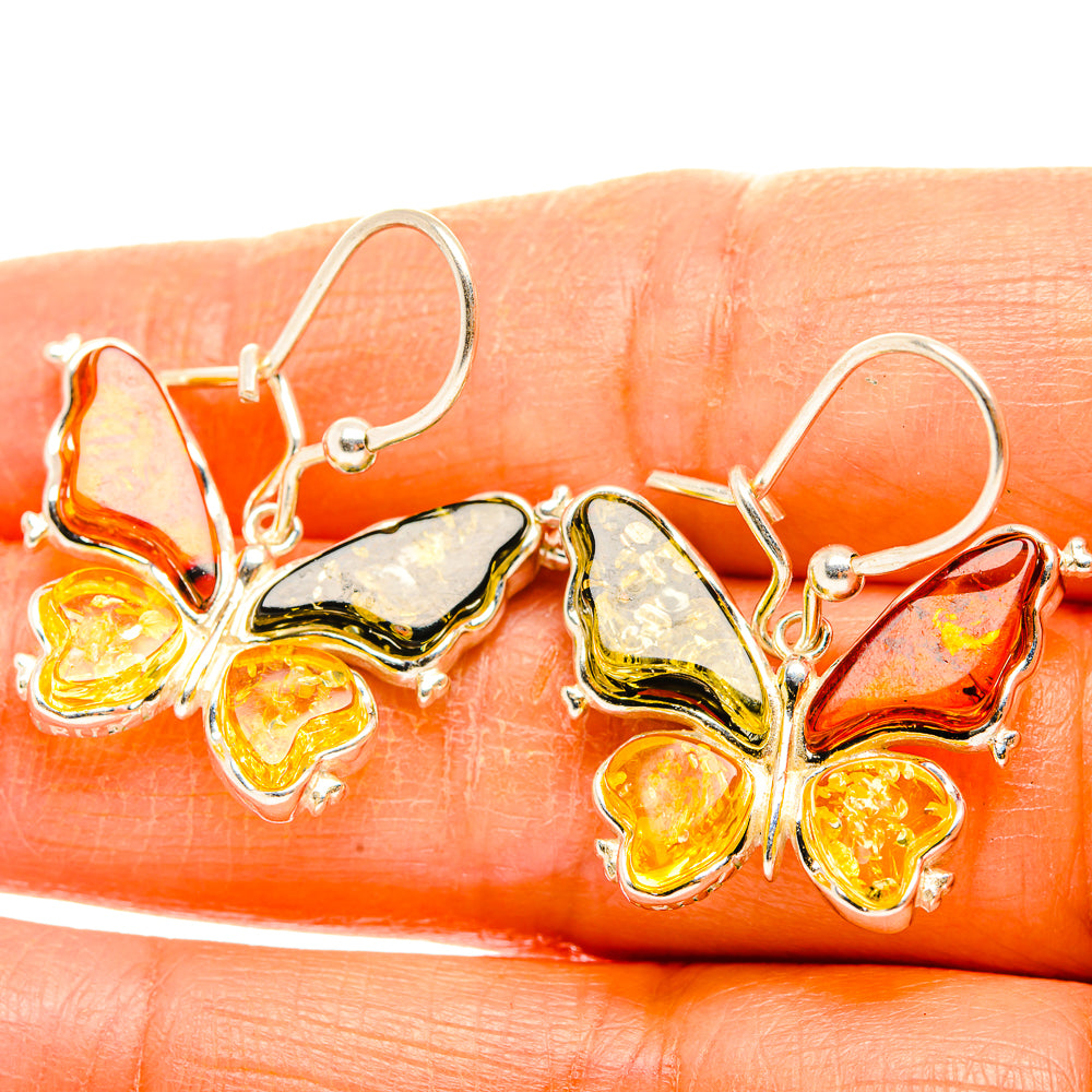 Baltic Amber Earrings handcrafted by Ana Silver Co - EARR429606