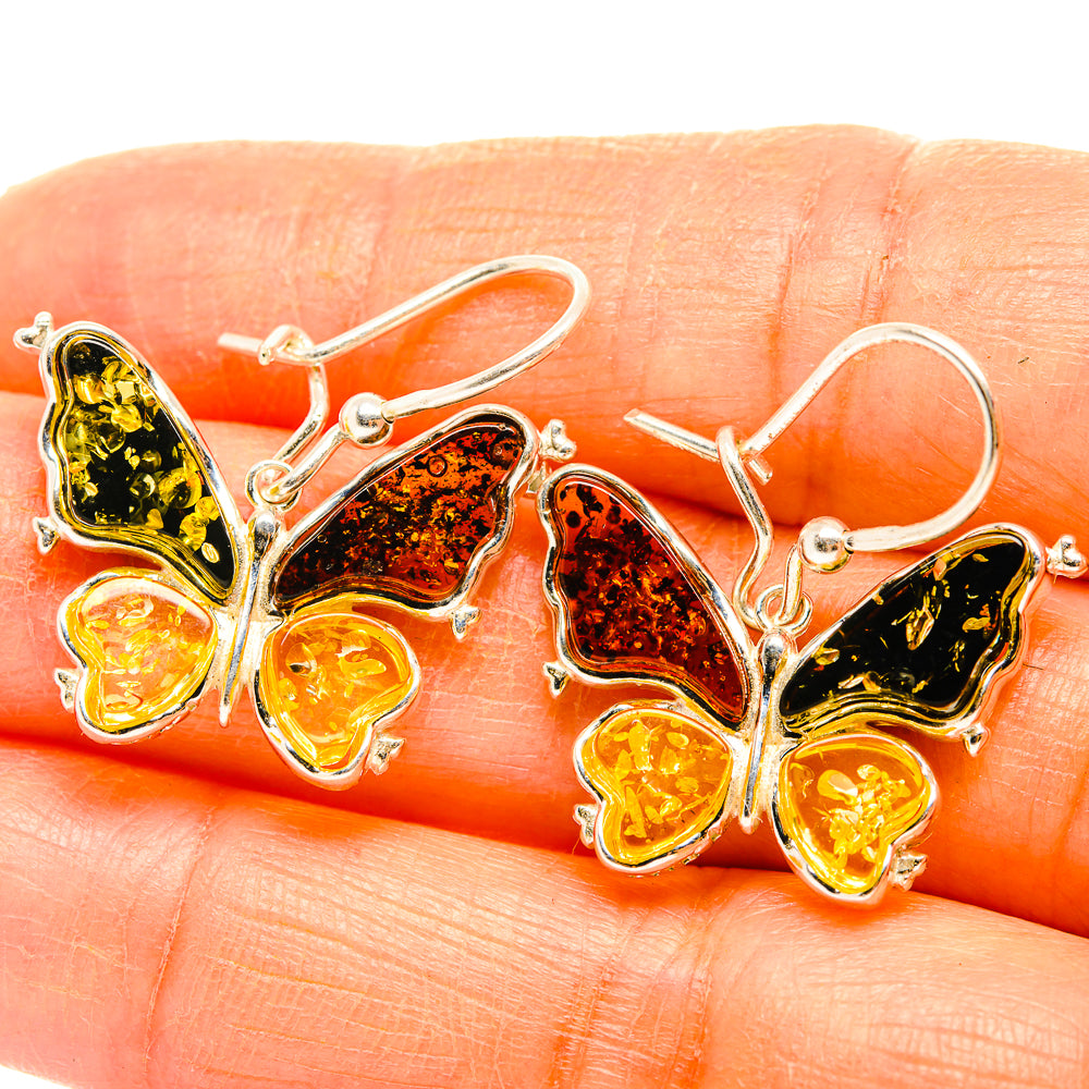 Baltic Amber Earrings handcrafted by Ana Silver Co - EARR429607