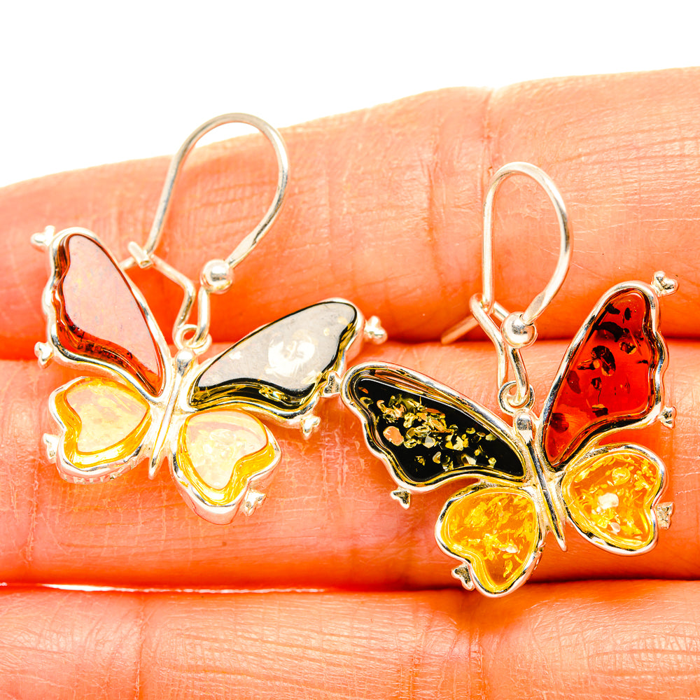 Baltic Amber Earrings handcrafted by Ana Silver Co - EARR429608