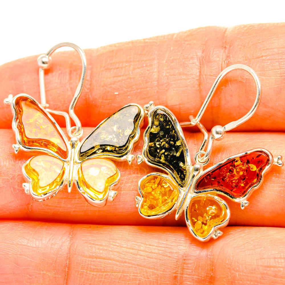 Baltic Amber Earrings handcrafted by Ana Silver Co - EARR429610