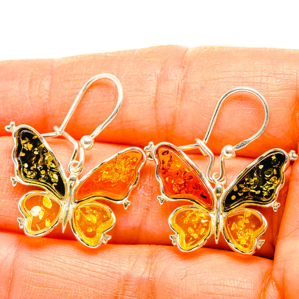 Baltic Amber Earrings handcrafted by Ana Silver Co - EARR429611