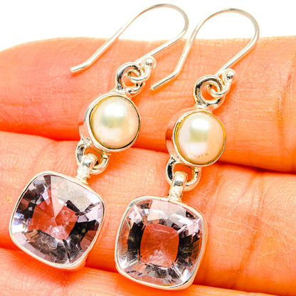 Kunzite Earrings handcrafted by Ana Silver Co - EARR429623
