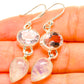 Rainbow Moonstone, Pink Amethyst Earrings handcrafted by Ana Silver Co - EARR429796