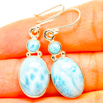Larimar Earrings handcrafted by Ana Silver Co - EARR429845