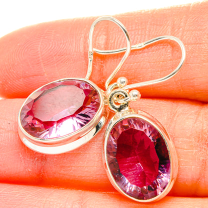 Color Change Alexandrite (Lab.) Earrings handcrafted by Ana Silver Co - EARR429889