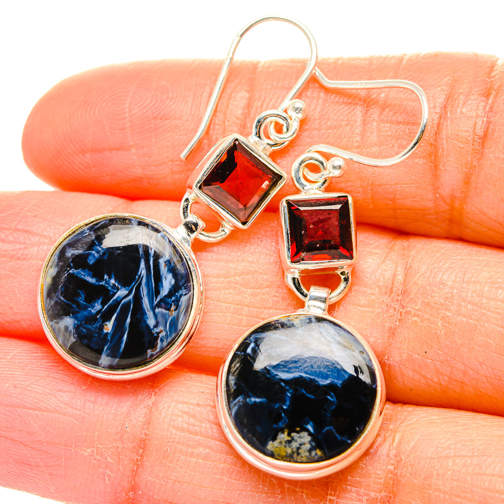 Sodalite Earrings handcrafted by Ana Silver Co - EARR429901