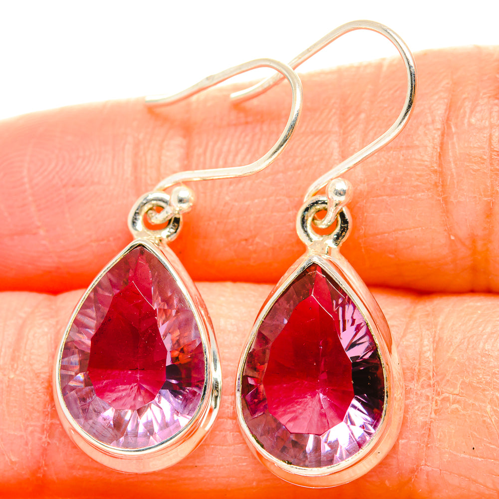 Color Change Alexandrite (Lab.) Earrings handcrafted by Ana Silver Co - EARR429903