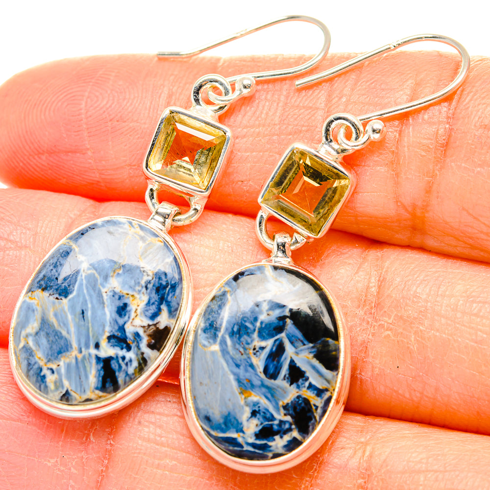 Pietersite Earrings handcrafted by Ana Silver Co - EARR429906