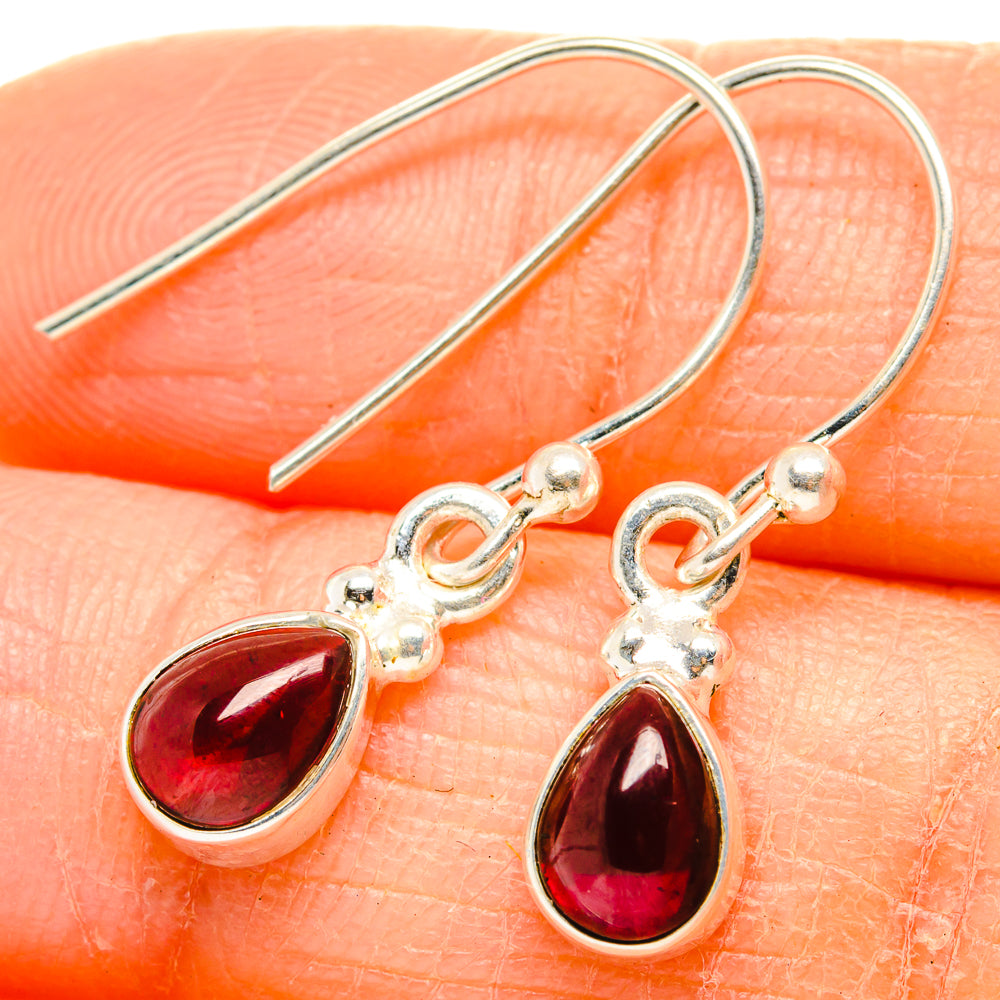 Garnet Earrings handcrafted by Ana Silver Co - EARR429923