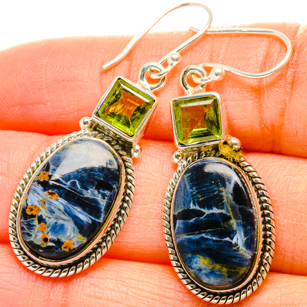 Pietersite Earrings handcrafted by Ana Silver Co - EARR429926